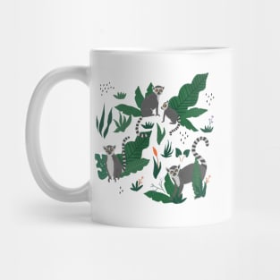 Lemurs in the Forest Mug